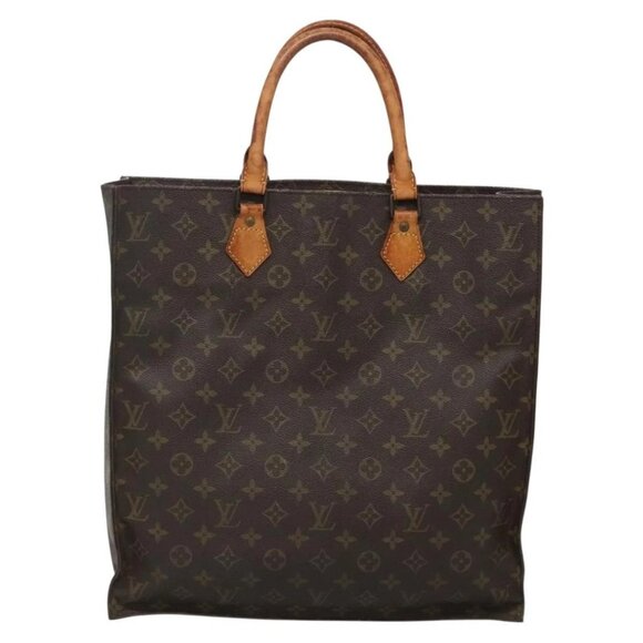 LOUIS VUITTON Monogram Sac Plat Hand Bag - Picture 3 of 16